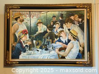 MaxSold Auction: Vintage Framed Art: Luncheon Of The Boating Party by PIERRE AUGUSTE RENOIR - San Francisco (California, USA) SELLER MANAGED Estate Sale Online Auction - Kenwood Way