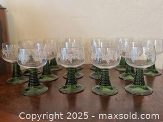 MaxSold Auction: Vintage French Roemer Wine Glasses by Luminarc. Set of 24. 9 Not Pictured.  - San Francisco (California, USA) SELLER MANAGED Estate Sale Online Auction - Kenwood Way