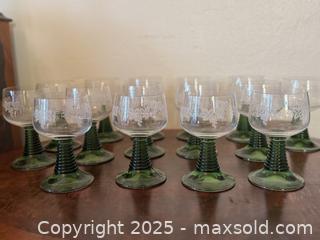 MaxSold Auction: Vintage French Roemer Wine Glasses by Luminarc. Set of 24. 9 Not Pictured.  - San Francisco (California, USA) SELLER MANAGED Estate Sale Online Auction - Kenwood Way