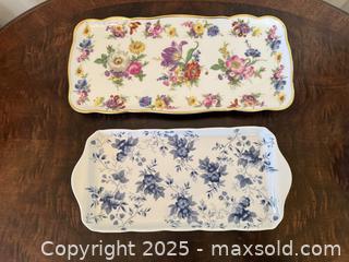 MaxSold Auction: Vintage Gloria Bayreuth Brilliant Gold 22k Trim &#38; Sati Fine China Japan Trays - San Francisco (California, USA) SELLER MANAGED Estate Sale Online Auction - Kenwood Way