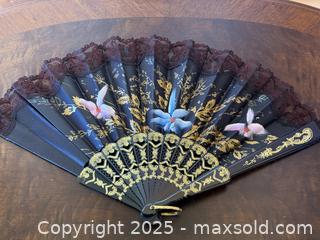 MaxSold Auction: Vintage Hand Painte Floral Fan - San Francisco (California, USA) SELLER MANAGED Estate Sale Online Auction - Kenwood Way