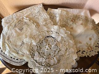 MaxSold Auction: Vintage Handmade Floral Lace Doilies - San Francisco (California, USA) SELLER MANAGED Estate Sale Online Auction - Kenwood Way
