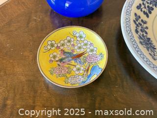 MaxSold Auction: Vintage Japanese Hand Painted Yellow Imari Saucer, Plate, &#38; Bowl - San Francisco (California, USA) SELLER MANAGED Estate Sale Online Auction - Kenwood Way
