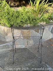 MaxSold Auction: Vintage Mid-Century Black Wrought Iron 3-Tiered Plant Stand 2 of 3 - San Francisco (California, USA) SELLER MANAGED Estate Sale Online Auction - Kenwood Way
