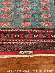 MaxSold Auction: Vintage Pakistani Bokhara Area Rug Beautiful!  - San Francisco (California, USA) SELLER MANAGED Estate Sale Online Auction - Kenwood Way