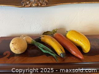 MaxSold Auction: Vintage Paper Mache Fruit and Veggies.  - San Francisco (California, USA) SELLER MANAGED Estate Sale Online Auction - Kenwood Way