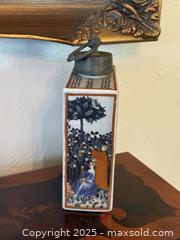 MaxSold Auction: Vintage Porcelain German Decanter Wine Bottle With Pewter Screw On Lid - San Francisco (California, USA) SELLER MANAGED Estate Sale Online Auction - Kenwood Way