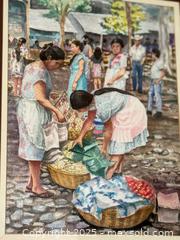 MaxSold Auction: Vintage South American Original Watercolor Framed Art Signed - San Francisco (California, USA) SELLER MANAGED Estate Sale Online Auction - Kenwood Way