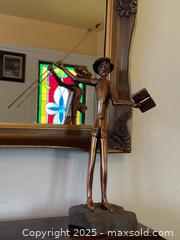 MaxSold Auction: Vintage Torogoz El Salvadore Don Quixote Preaching w/ Spear Brass Sculpture - San Francisco (California, USA) SELLER MANAGED Estate Sale Online Auction - Kenwood Way