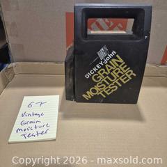 MaxSold Auction: Dickey John grain moisture tester - Central Elgin (Ontario, Canada)  PARTNER MANAGED Downsizing Online Auction - Shorlea Line (STORAGE)