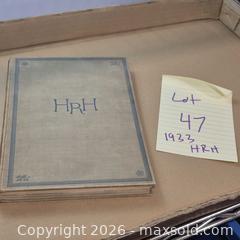 MaxSold Auction: HRH 1933 edition - Central Elgin (Ontario, Canada)  PARTNER MANAGED Downsizing Online Auction - Shorlea Line (STORAGE)
