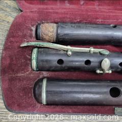 MaxSold Auction: V. Kohlert Sons Makers Graslitz Wood Flute Czechoslovakia D LP For Parts - Central Elgin (Ontario, Canada)  PARTNER MANAGED Downsizing Online Auction - Shorlea Line (STORAGE)