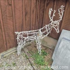 MaxSold Auction: Vintage Metal deer, needs new lights - Central Elgin (Ontario, Canada)  PARTNER MANAGED Downsizing Online Auction - Shorlea Line (STORAGE)