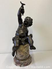 MaxSold Auction: Authentic 19th Century French Louis XVI Bronze Putti With Wine Jug On Marble Podium Mint Condition 18" Tall - Toronto (Ontario, Canada) PARTNER MANAGED Estate Sale Online Auction - Railside Road