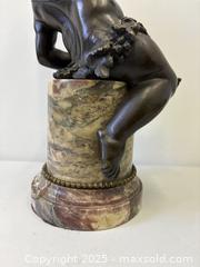 MaxSold Auction: Authentic 19th Century French Louis XVI Bronze Putti With Wine Jug On Marble Podium Mint Condition 18" Tall - Toronto (Ontario, Canada) PARTNER MANAGED Estate Sale Online Auction - Railside Road