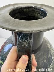 MaxSold Auction: C.1900 Art Nouveau Jugendstil Majolica Faience Pottery Vase Signed Cipher Lozenge Mark 17" Tall - Toronto (Ontario, Canada) PARTNER MANAGED Estate Sale Online Auction - Railside Road