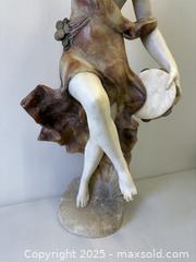 MaxSold Auction: C.1900 Large Art Nouveau Dancing Nude Gypsy Girl Carved Marble Alabaster Statue - Toronto (Ontario, Canada) PARTNER MANAGED Estate Sale Online Auction - Railside Road