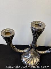 MaxSold Auction: Fabulous Jugendstil  Art Nouveau .835 German Silver Expressionist Candleholder 12" - Toronto (Ontario, Canada) PARTNER MANAGED Estate Sale Online Auction - Railside Road