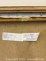 MaxSold Auction: "Gabriel" 1966 Explosive Acrylic On Canvas Artist Signed Mercedes Horne {1925-2011} Statement Piece Painting 49" - Toronto (Ontario, Canada) PARTNER MANAGED Estate Sale Online Auction - Railside Road