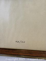 MaxSold Auction: Inuit Artist Signed Noah Meeko 1974 #42/46 "Two Owls" Framed Stonecut - Toronto (Ontario, Canada) PARTNER MANAGED Estate Sale Online Auction - Railside Road