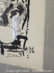 MaxSold Auction: Original 1954 Framed Picasso Heliogravure "Human Comedy Bougeois Admires The Muse" - Toronto (Ontario, Canada) PARTNER MANAGED Estate Sale Online Auction - Railside Road