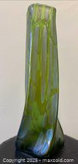 MaxSold Auction: Sensual Loetz C.1900 Iridescent Blue Green Crete Pampas Tactile Twist Vase  - Toronto (Ontario, Canada) PARTNER MANAGED Estate Sale Online Auction - Railside Road