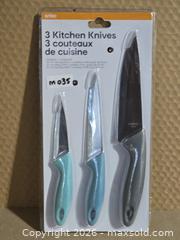 MaxSold Auction: M001 - Anko Set of 3 Kitchen Cutting Utensils - New - Whitby (Ontario, Canada) SELLER MANAGED Reseller Online Auction - Smartstop Self Storage Taunton Road E (STORAGE)