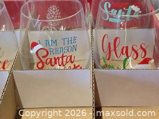 MaxSold Auction: M021 - Asst. Stemless Wine Glasses - Lot of 9 pcs - New - Whitby (Ontario, Canada) SELLER MANAGED Reseller Online Auction - Smartstop Self Storage Taunton Road E (STORAGE)