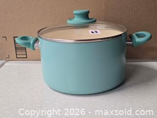 MaxSold Auction: M067 - Green Life Non Stick Pot With Lid - New With Issue - Whitby (Ontario, Canada) SELLER MANAGED Reseller Online Auction - Smartstop Self Storage Taunton Road E (STORAGE)