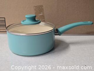 MaxSold Auction: M069 - Green Life Non Stick Pot With Handle - New With Issue - Whitby (Ontario, Canada) SELLER MANAGED Reseller Online Auction - Smartstop Self Storage Taunton Road E (STORAGE)