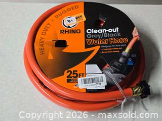 MaxSold Auction: M081 - Rhino 25ft Heavy Duty Hose - New - Whitby (Ontario, Canada) SELLER MANAGED Reseller Online Auction - Smartstop Self Storage Taunton Road E (STORAGE)