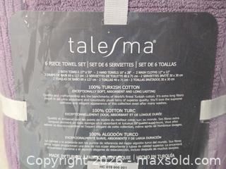 MaxSold Auction: M110 - Talesma 6pc Towel Set - New - Whitby (Ontario, Canada) SELLER MANAGED Reseller Online Auction - Smartstop Self Storage Taunton Road E (STORAGE)