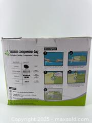 MaxSold Auction: 1 Vacuum Compression Bag Set w/ Pump  - Upland (California, USA) SELLER MANAGED Reseller Online Auction - Monte Vista