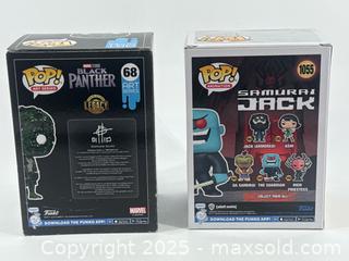 MaxSold Auction: (2) Funko Pops – Black Panther Nakia + Samurai Jack Guardian   - Upland (California, USA) SELLER MANAGED Reseller Online Auction - Monte Vista