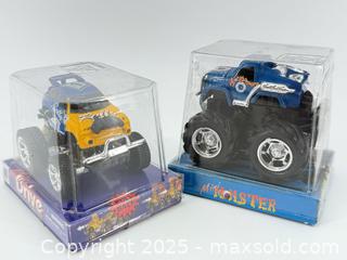 MaxSold Auction: (2) NewRay Mini Monster & Mini Drive Trucks   - Upland (California, USA) SELLER MANAGED Reseller Online Auction - Monte Vista