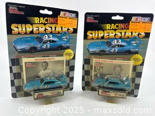 MaxSold Auction: 2 Racing Superstars NASCAR Diecast Cars – Richard Petty & Pete Hamilton Lot - Upland (California, USA) SELLER MANAGED Reseller Online Auction - Monte Vista