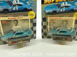 MaxSold Auction: 2 Racing Superstars NASCAR Diecast Cars – Richard Petty & Pete Hamilton Lot - Upland (California, USA) SELLER MANAGED Reseller Online Auction - Monte Vista