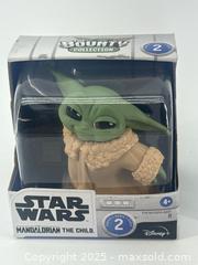 MaxSold Auction: 2 Star Wars Grogu Bounty Collection Figures   - Upland (California, USA) SELLER MANAGED Reseller Online Auction - Monte Vista