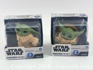 MaxSold Auction: 2 Star Wars Grogu “The Child” Figures – Series 2 & 3  - Upland (California, USA) SELLER MANAGED Reseller Online Auction - Monte Vista