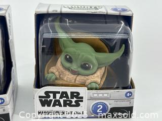 MaxSold Auction: 2 Star Wars Grogu “The Child” Figures – Series 2 & 3  - Upland (California, USA) SELLER MANAGED Reseller Online Auction - Monte Vista