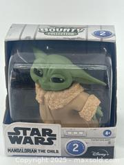 MaxSold Auction: 2 Star Wars Mandalorian The Child Figures  - Upland (California, USA) SELLER MANAGED Reseller Online Auction - Monte Vista