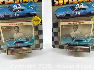 MaxSold Auction: 2x Richard Petty #43 Racing Superstars Diecast Cars - Upland (California, USA) SELLER MANAGED Reseller Online Auction - Monte Vista