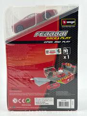 MaxSold Auction: Bburago Ferrari Race & Play Set 1:43 –   - Upland (California, USA) SELLER MANAGED Reseller Online Auction - Monte Vista
