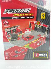 MaxSold Auction: Bburago Ferrari Race & Play Set 1:43 –   - Upland (California, USA) SELLER MANAGED Reseller Online Auction - Monte Vista