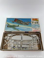 MaxSold Auction: Jo-Han P-47D Thunderbolt 1/72 Model Kit  - Upland (California, USA) SELLER MANAGED Reseller Online Auction - Monte Vista