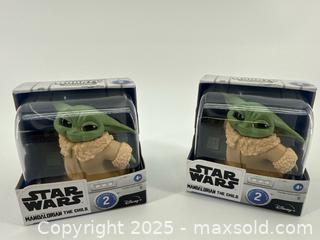 MaxSold Auction: Lot of 2 Star Wars Mandalorian The Child Grogu Figures  - Upland (California, USA) SELLER MANAGED Reseller Online Auction - Monte Vista