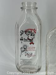 MaxSold Auction: Lot of 5 Vintage Glass Milk Bottles - Upland (California, USA) SELLER MANAGED Reseller Online Auction - Monte Vista