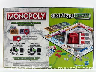 MaxSold Auction: Monopoly Crooked Cash Board Game –   - Upland (California, USA) SELLER MANAGED Reseller Online Auction - Monte Vista
