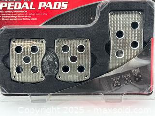 MaxSold Auction:  Pilot RAZR Carbon Look Pedal Pads – Manual Set –  - Upland (California, USA) SELLER MANAGED Reseller Online Auction - Monte Vista