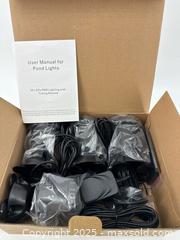 MaxSold Auction: SHOYO LED Pond Light Set RGB Color Changing IP68 - Upland (California, USA) SELLER MANAGED Reseller Online Auction - Monte Vista